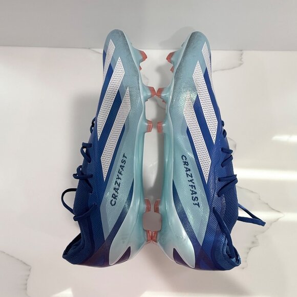 Adidas X Crazyfast.1 FG Soccer Football Cleats Boots Blue Mens 12 EUC - Picture 5 of 11